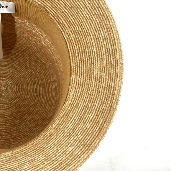 Dior 11DRT952G180 DIORESORT hat Straw hat straw hat hat Beige/Navy main image 12